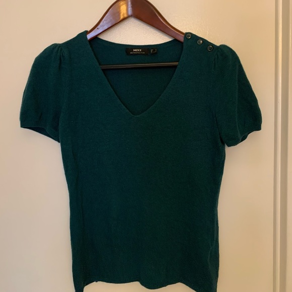 Mexx Green Sweater with 3 button detail - Picture 1 of 3